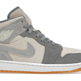 Jordan 1 Mid Coconut Milk Particle Grey