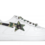 A Bathing Ape Bape Sta White ABC Camo Green