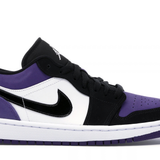 Jordan 1 Low Court Purple