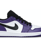 Jordan 1 Low Court Purple White