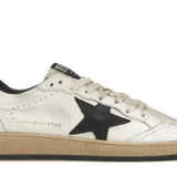 Golden Goose Ball-Star White Nappa Black Star