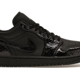 Jordan 1 Low Patent Elephant Black