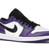 Jordan 1 Low Court Purple White