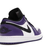 Jordan 1 Low Court Purple White