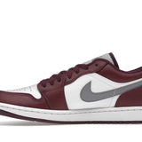 Jordan 1 Low White Bordeaux
