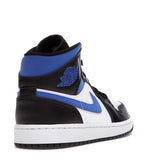 Jordan 1 Mid White Black Racer Blue