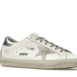 Golden Goose Super-Star White Silver