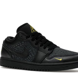 Jordan 1 Low Black Elephant Print