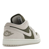 Jordan 1 Low Medium Olive Sail
